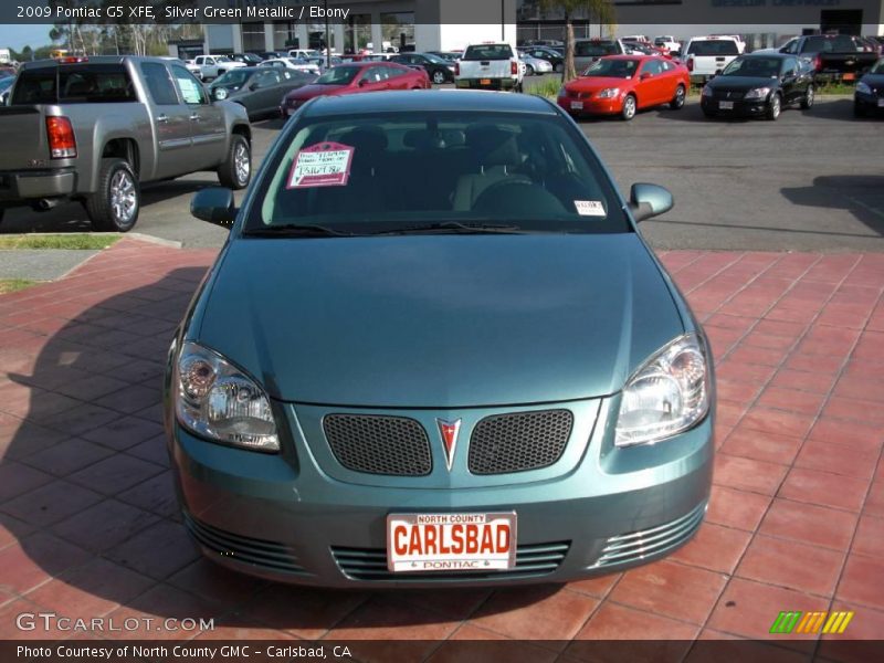 Silver Green Metallic / Ebony 2009 Pontiac G5 XFE