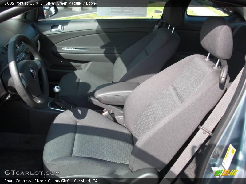 Silver Green Metallic / Ebony 2009 Pontiac G5 XFE
