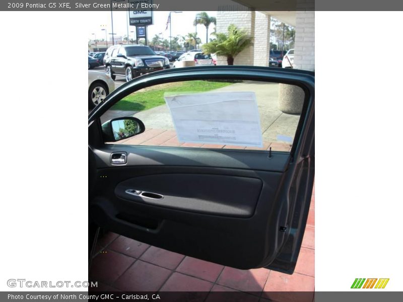 Silver Green Metallic / Ebony 2009 Pontiac G5 XFE
