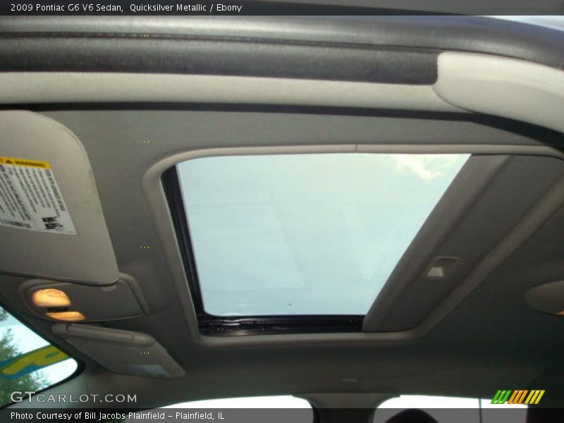 Quicksilver Metallic / Ebony 2009 Pontiac G6 V6 Sedan