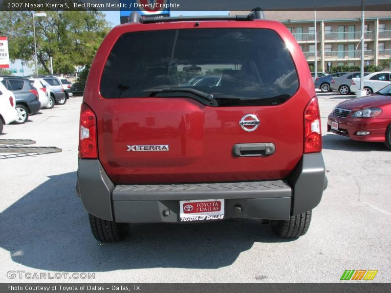 Red Brawn Metallic / Desert/Graphite 2007 Nissan Xterra S