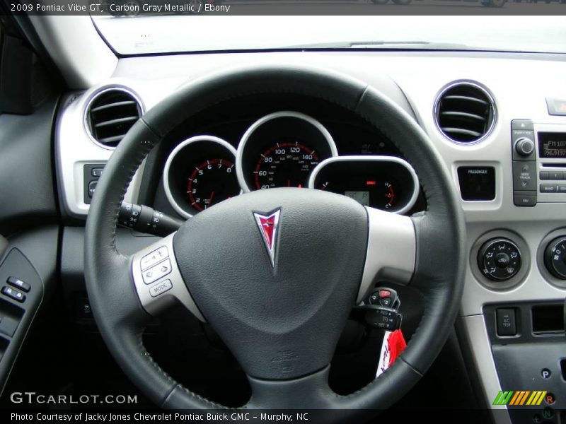 Carbon Gray Metallic / Ebony 2009 Pontiac Vibe GT