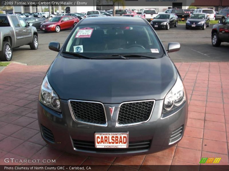 Carbon Gray Metallic / Ebony 2009 Pontiac Vibe