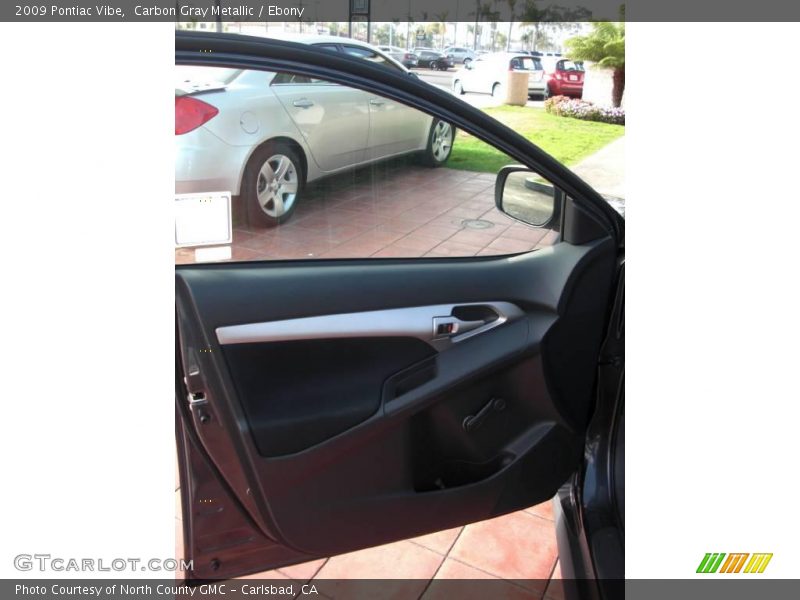 Carbon Gray Metallic / Ebony 2009 Pontiac Vibe