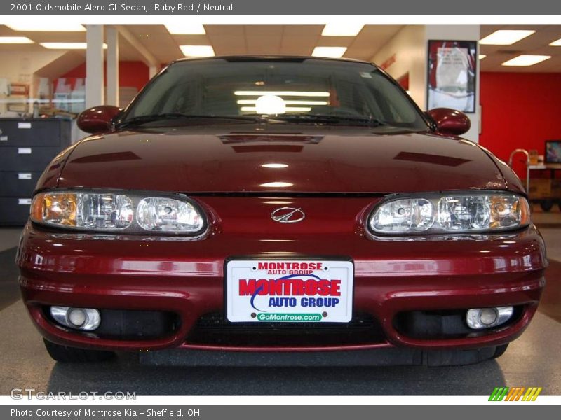 Ruby Red / Neutral 2001 Oldsmobile Alero GL Sedan