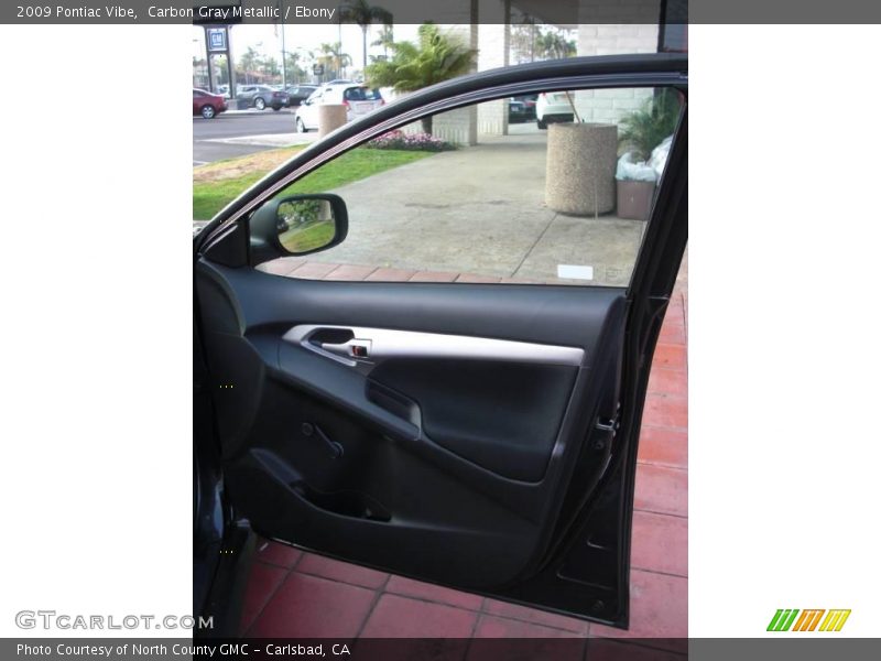Carbon Gray Metallic / Ebony 2009 Pontiac Vibe