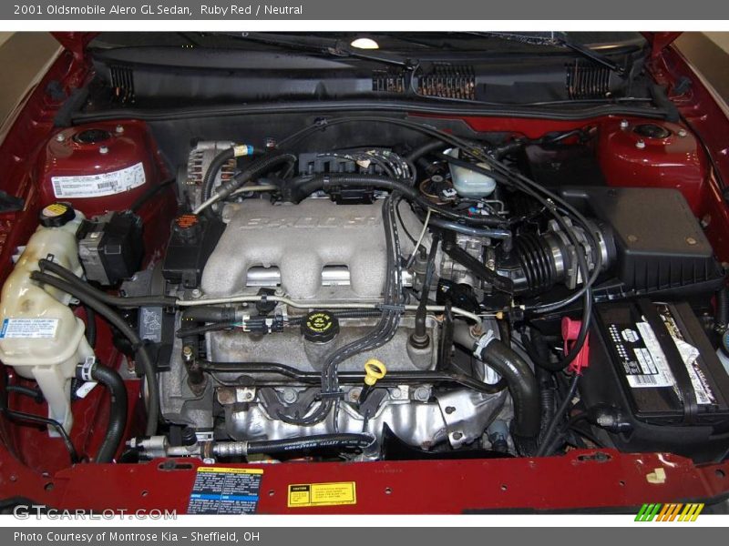 Ruby Red / Neutral 2001 Oldsmobile Alero GL Sedan