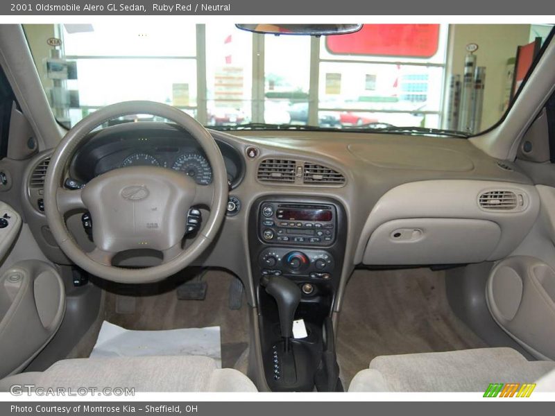 Ruby Red / Neutral 2001 Oldsmobile Alero GL Sedan