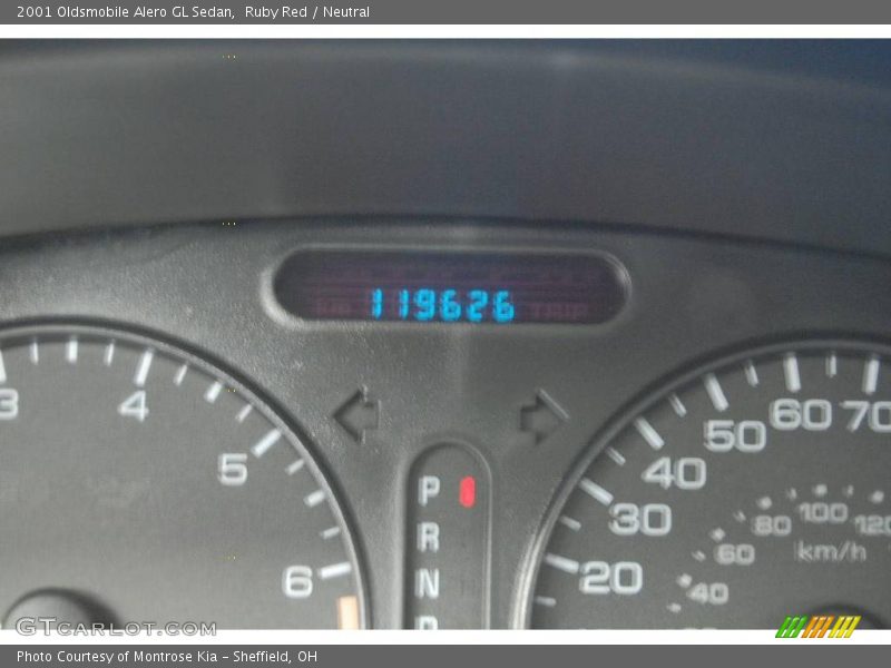Ruby Red / Neutral 2001 Oldsmobile Alero GL Sedan