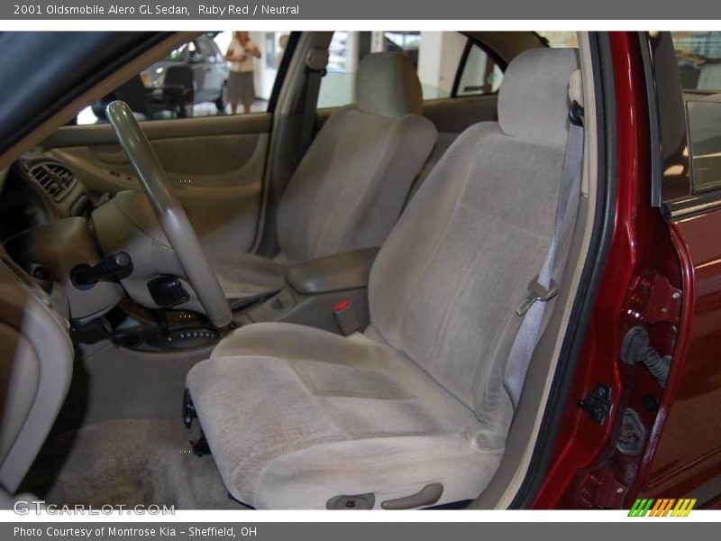 Ruby Red / Neutral 2001 Oldsmobile Alero GL Sedan