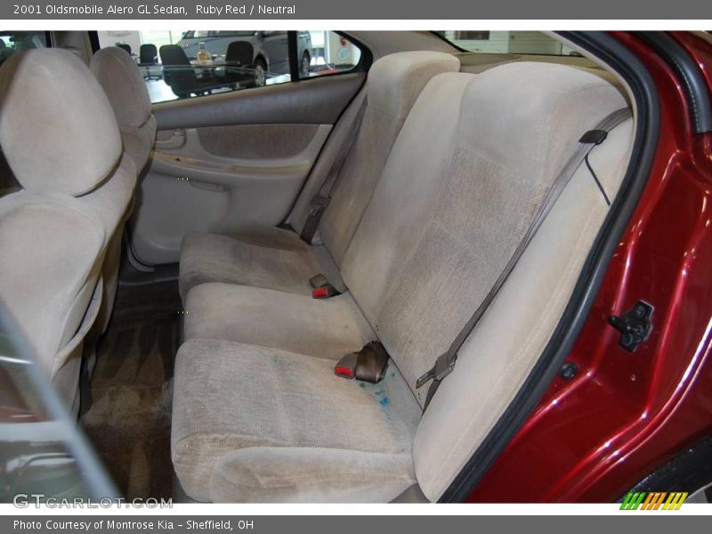 Ruby Red / Neutral 2001 Oldsmobile Alero GL Sedan