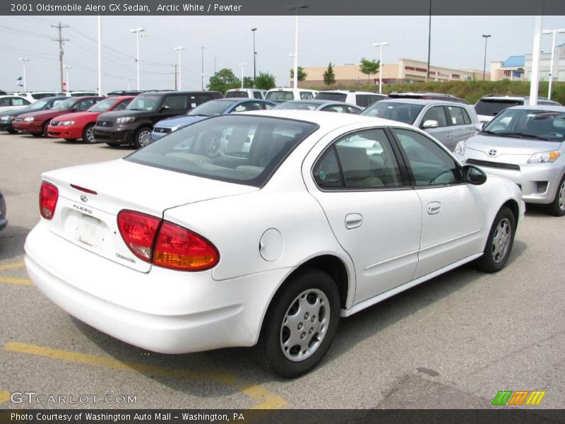 Arctic White / Pewter 2001 Oldsmobile Alero GX Sedan
