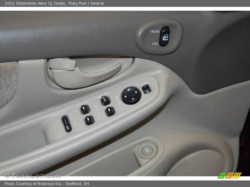 Ruby Red / Neutral 2001 Oldsmobile Alero GL Sedan