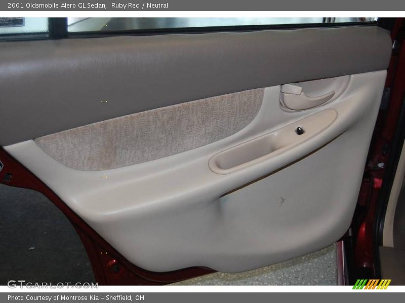 Ruby Red / Neutral 2001 Oldsmobile Alero GL Sedan