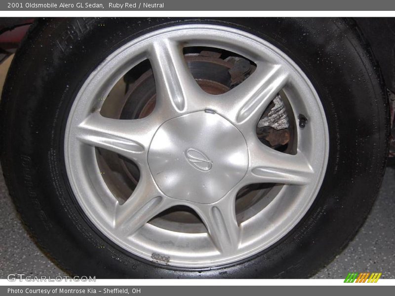 Ruby Red / Neutral 2001 Oldsmobile Alero GL Sedan