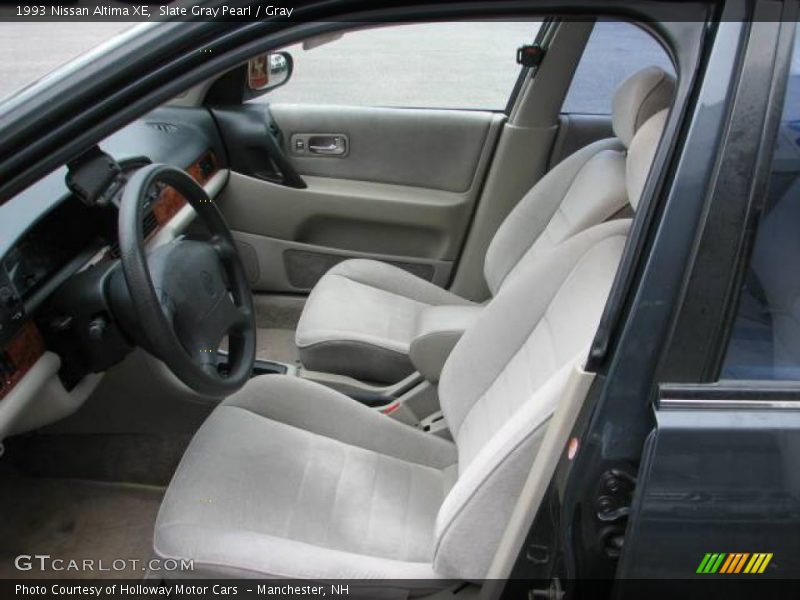 Slate Gray Pearl / Gray 1993 Nissan Altima XE