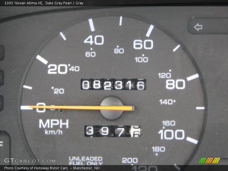 Slate Gray Pearl / Gray 1993 Nissan Altima XE