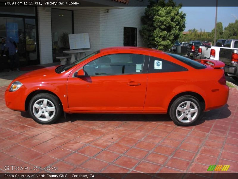 Victory Red / Ebony 2009 Pontiac G5 XFE