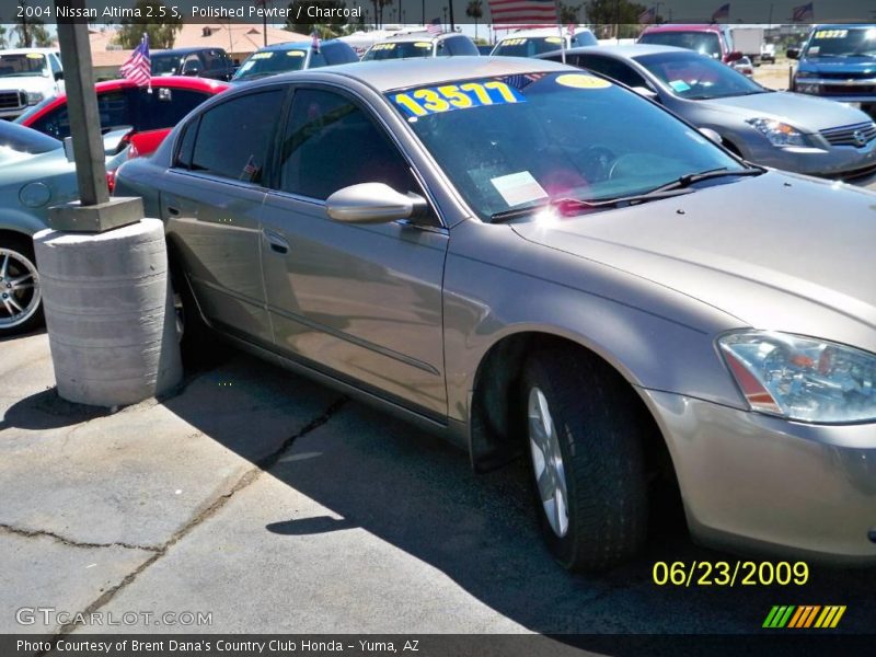 Polished Pewter / Charcoal 2004 Nissan Altima 2.5 S