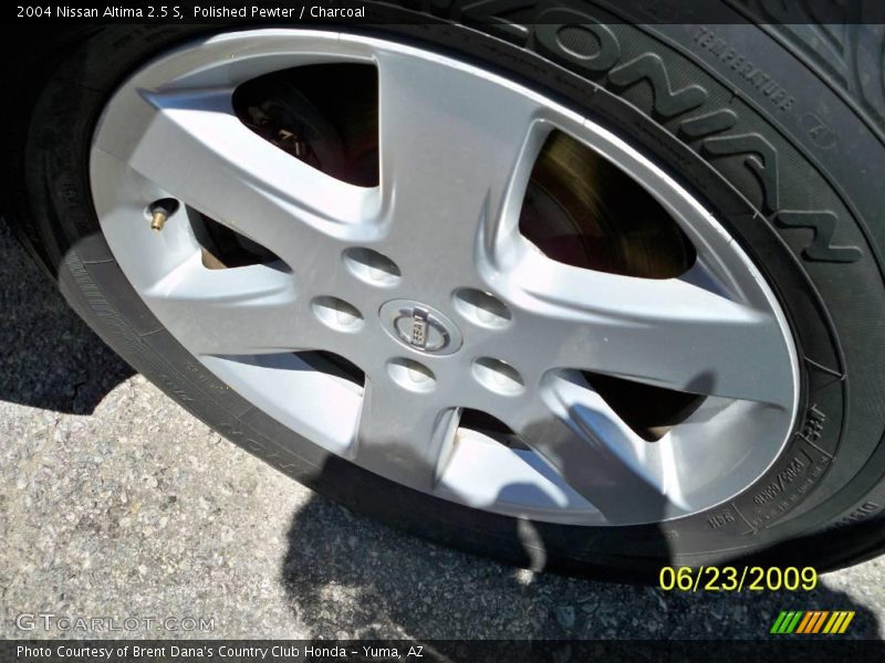 Polished Pewter / Charcoal 2004 Nissan Altima 2.5 S