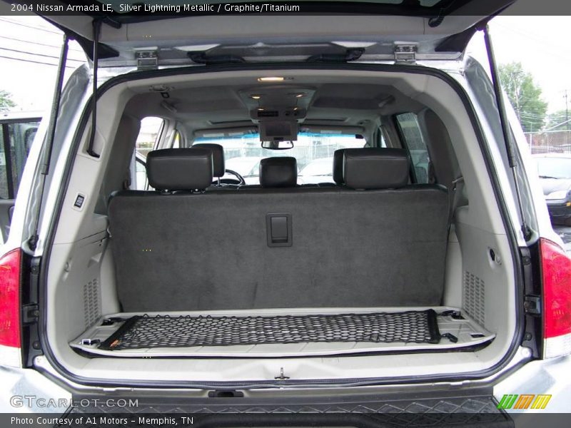 Silver Lightning Metallic / Graphite/Titanium 2004 Nissan Armada LE