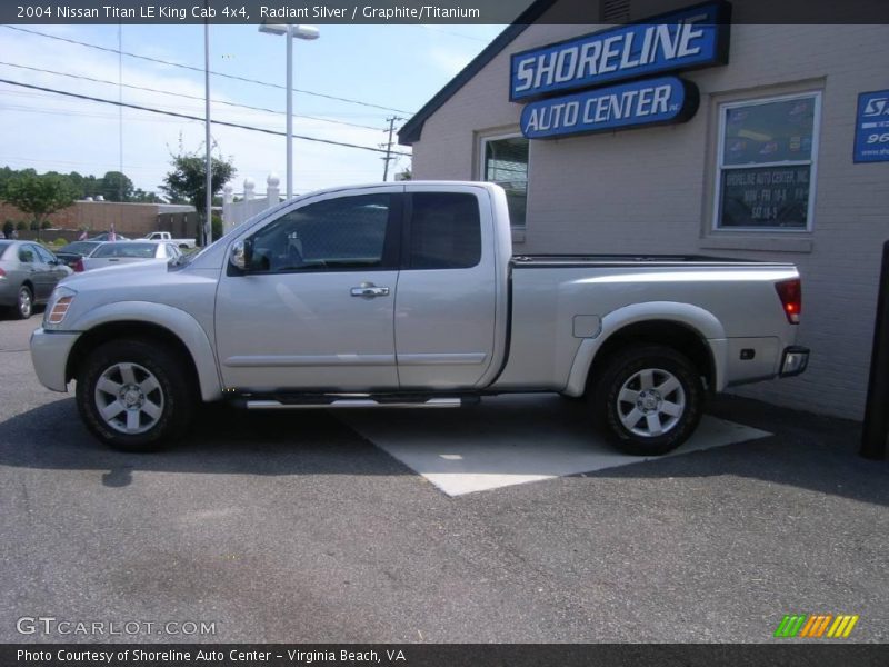 Radiant Silver / Graphite/Titanium 2004 Nissan Titan LE King Cab 4x4