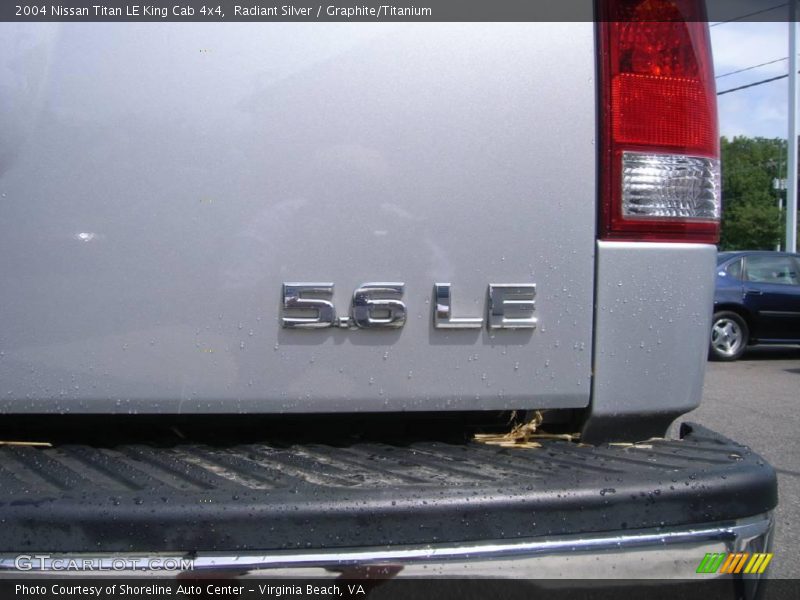 Radiant Silver / Graphite/Titanium 2004 Nissan Titan LE King Cab 4x4