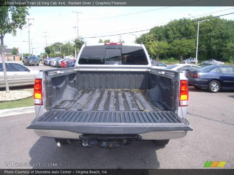 Radiant Silver / Graphite/Titanium 2004 Nissan Titan LE King Cab 4x4