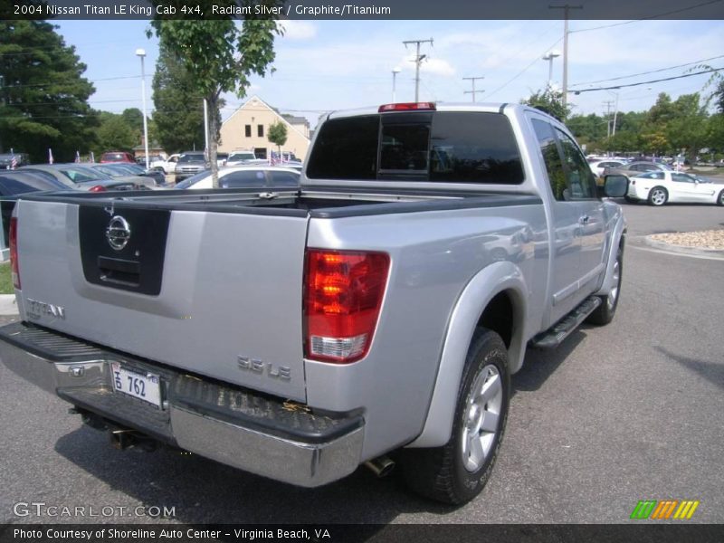 Radiant Silver / Graphite/Titanium 2004 Nissan Titan LE King Cab 4x4