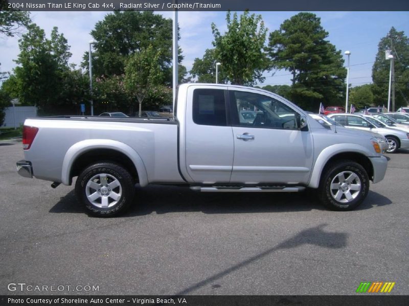 Radiant Silver / Graphite/Titanium 2004 Nissan Titan LE King Cab 4x4