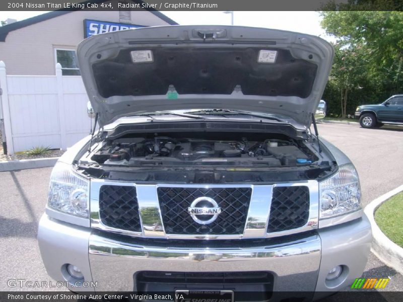 Radiant Silver / Graphite/Titanium 2004 Nissan Titan LE King Cab 4x4