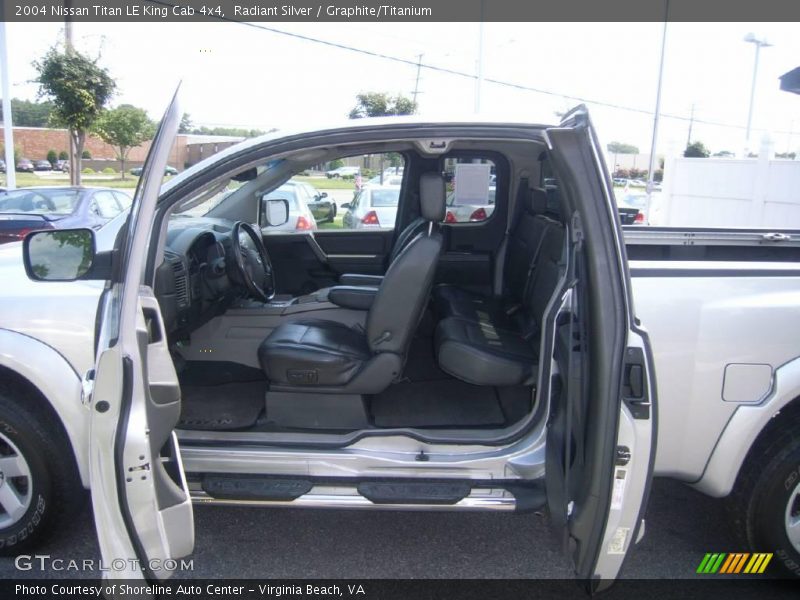 Radiant Silver / Graphite/Titanium 2004 Nissan Titan LE King Cab 4x4