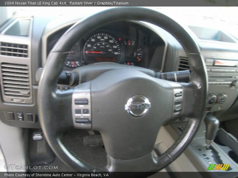 Radiant Silver / Graphite/Titanium 2004 Nissan Titan LE King Cab 4x4