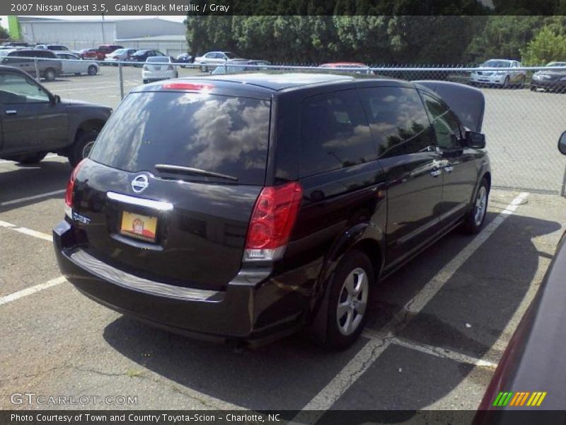 Galaxy Black Metallic / Gray 2007 Nissan Quest 3.5