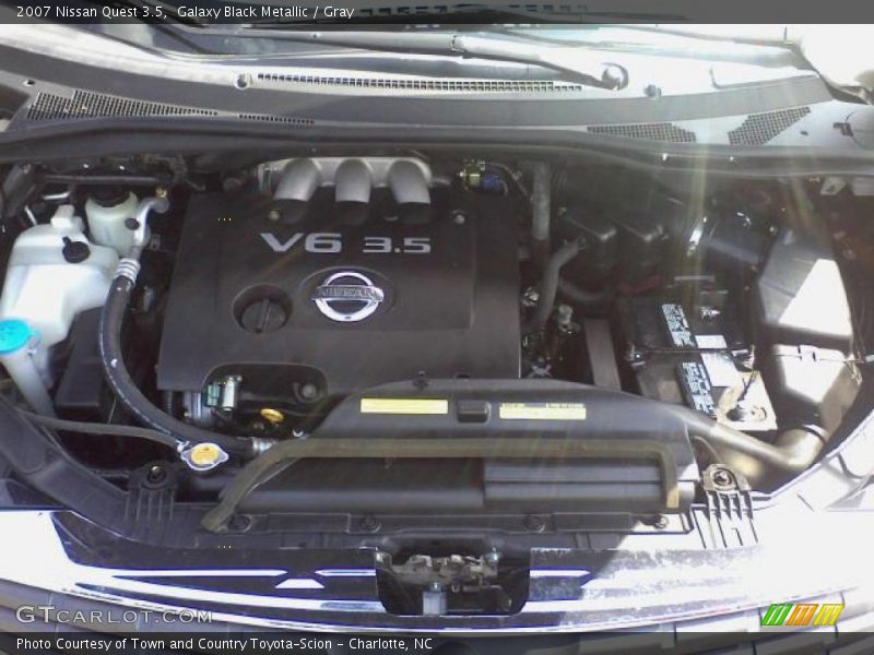Galaxy Black Metallic / Gray 2007 Nissan Quest 3.5