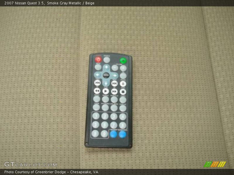 Smoke Gray Metallic / Beige 2007 Nissan Quest 3.5