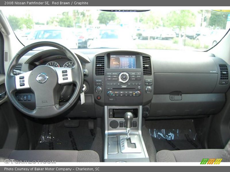 Red Brawn / Graphite 2008 Nissan Pathfinder SE