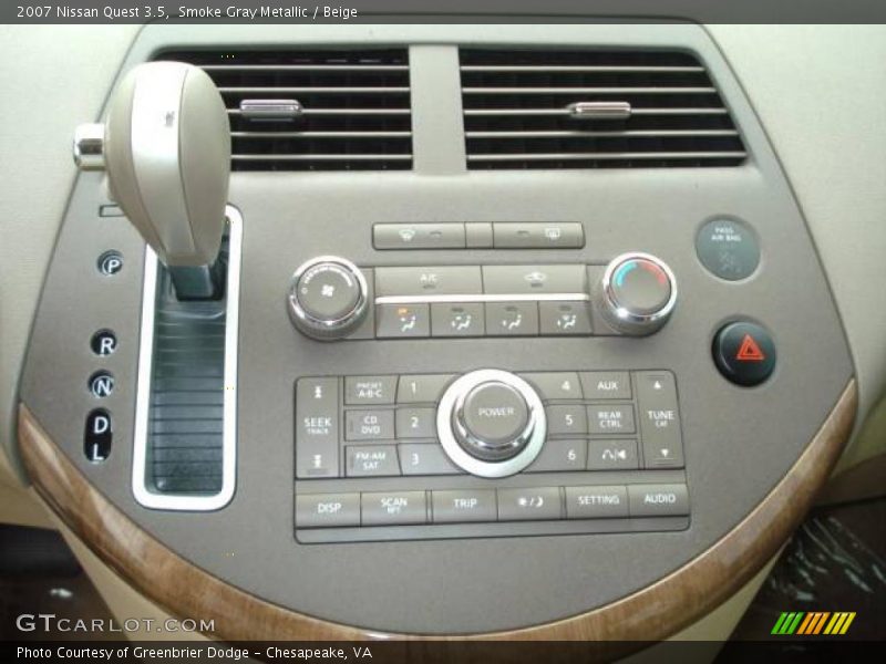 Smoke Gray Metallic / Beige 2007 Nissan Quest 3.5