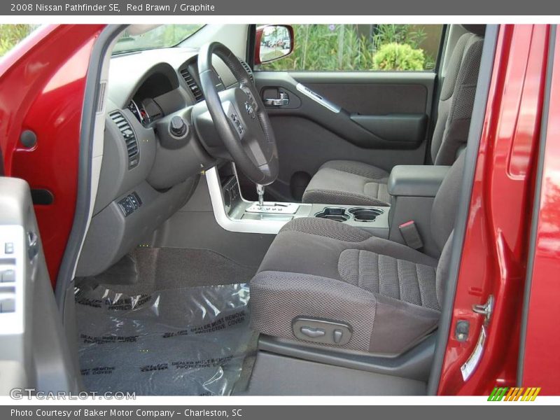 Red Brawn / Graphite 2008 Nissan Pathfinder SE