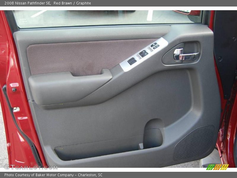 Red Brawn / Graphite 2008 Nissan Pathfinder SE