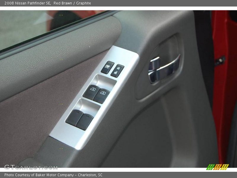 Red Brawn / Graphite 2008 Nissan Pathfinder SE