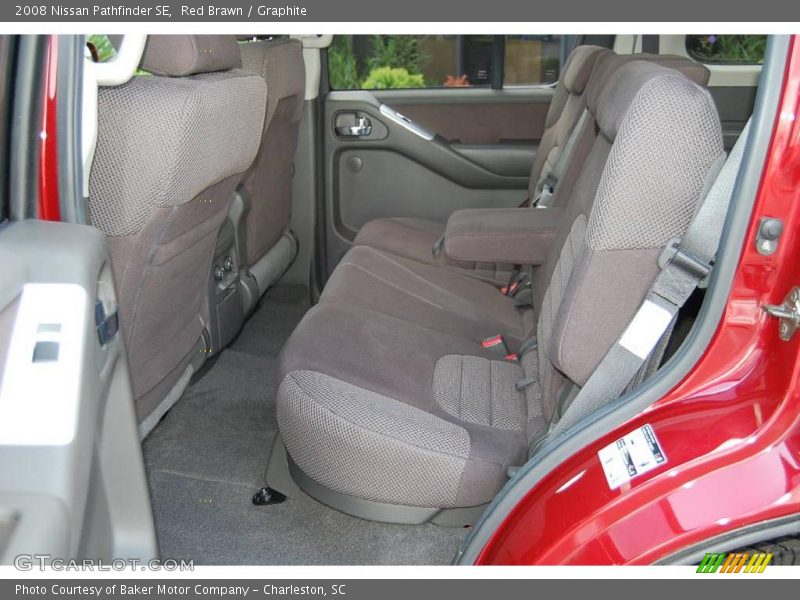 Red Brawn / Graphite 2008 Nissan Pathfinder SE