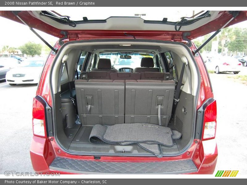 Red Brawn / Graphite 2008 Nissan Pathfinder SE