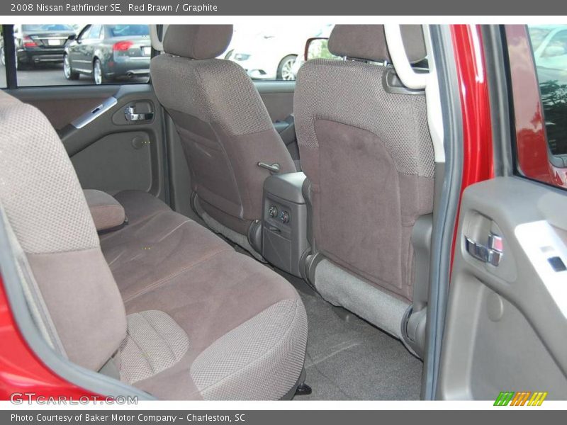 Red Brawn / Graphite 2008 Nissan Pathfinder SE