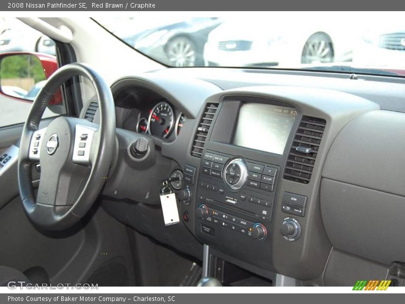 Red Brawn / Graphite 2008 Nissan Pathfinder SE