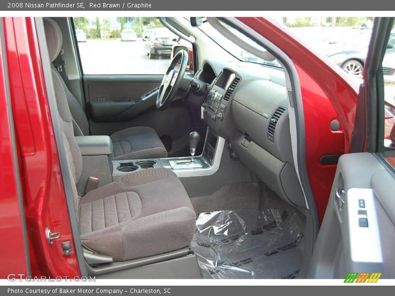 Red Brawn / Graphite 2008 Nissan Pathfinder SE