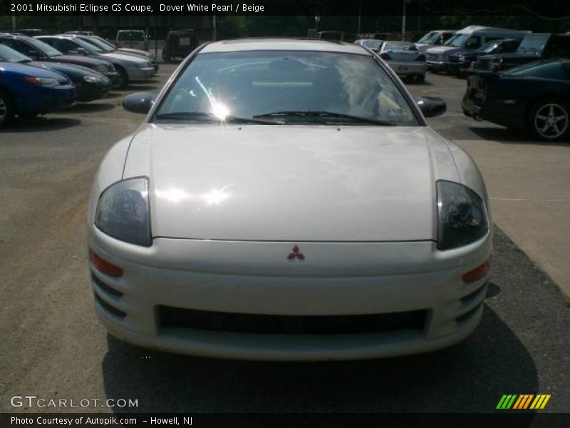 Dover White Pearl / Beige 2001 Mitsubishi Eclipse GS Coupe