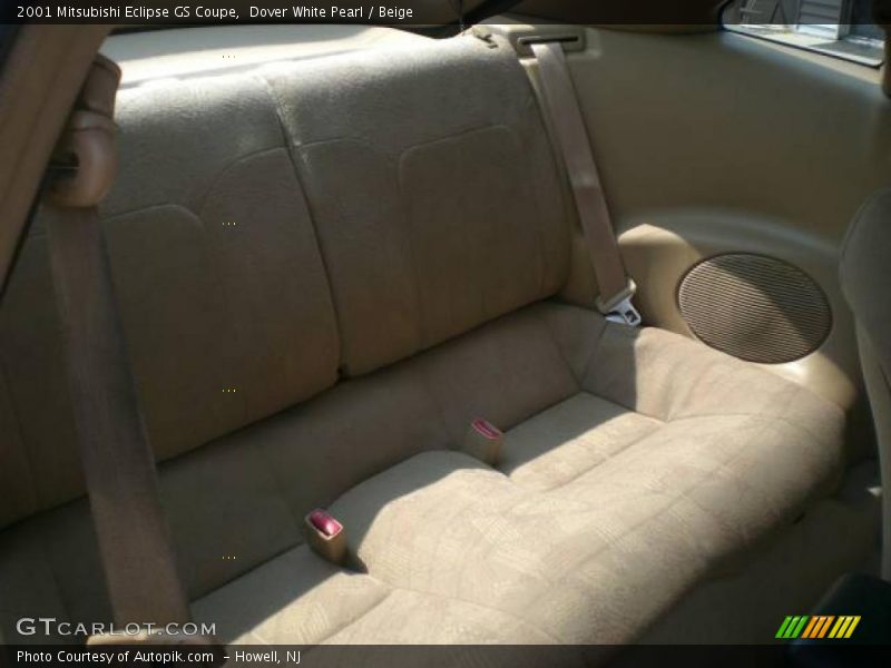 Dover White Pearl / Beige 2001 Mitsubishi Eclipse GS Coupe