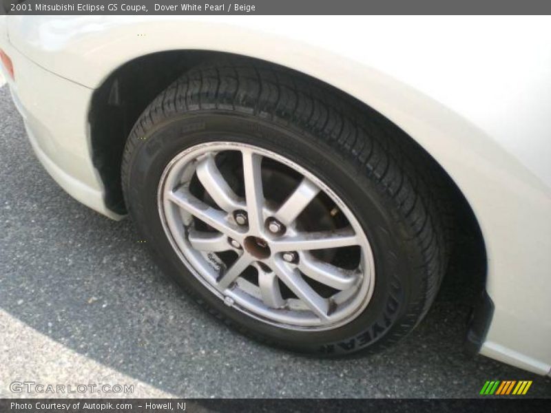 Dover White Pearl / Beige 2001 Mitsubishi Eclipse GS Coupe