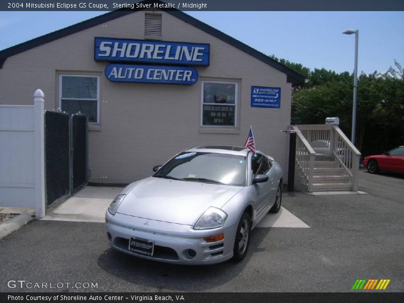 Sterling Silver Metallic / Midnight 2004 Mitsubishi Eclipse GS Coupe
